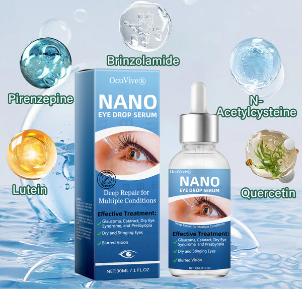 OcuVive® Nano Eye Drops Serum 👩‍⚕️ Ophthal mologists Recommended (Suitable for presbyopia, dry eye syndrome, glaucoma, cataracts and diabetic retinopathy) 🍀