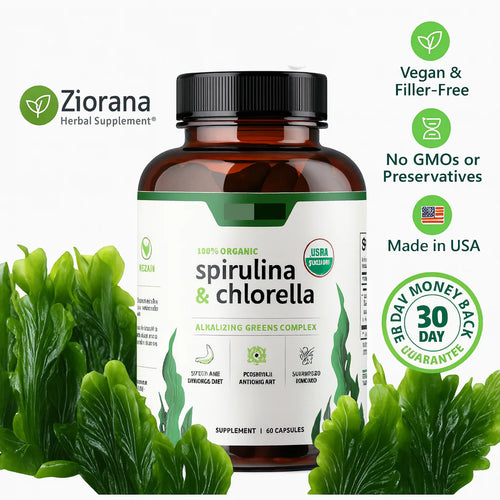 Spirulina Chlorella | Natural Glucose Control, Detox and Antioxidant