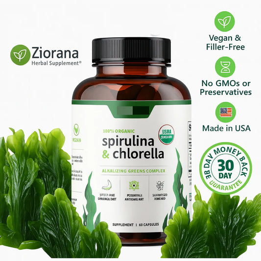 Spirulina Chlorella | Natural Glucose Control, Detox and Antioxidant
